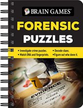 Cover art for Brain Games Mini - Forensic Puzzles: Investigate Crime Puzzles - Match DNA and Fingerprints - Decode Clues - Figure Out Who Done It