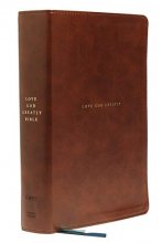 Cover art for NET, Love God Greatly Bible, Leathersoft, Brown, Comfort Print: Holy Bible