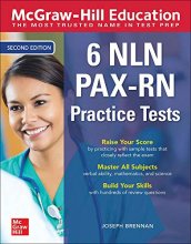 Cover art for McGraw-Hill Education 6 NLN PAX-RN Practice Tests, Second Edition