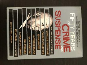 Cover art for Alfred Hitchcock's Mystery Magazine Presents: Fifty Years of Crime and Suspense