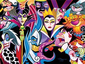 Cover art for Ceaco Disney Villains Jigsaw Puzzle, 1500 Pieces