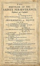 Cover art for The Doctrine of the Saints Perseverance by John Owen 1654 Antique Leather Book (Published by Leon Lichfield Oxford)