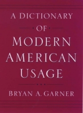 Cover art for A Dictionary of Modern American Usage