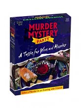 Cover art for University Games Murder Mystery Party - A Taste for Wine & Murder, Multicolor (33202)