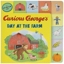 Cover art for Curious George's Day At The Farm (tabbed Lift-The-Flap)