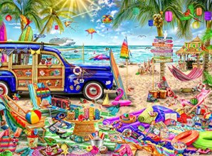 Cover art for Buffalo Games - Aimee Stewart - Beach Vacation - 1000 Piece Jigsaw Puzzle
