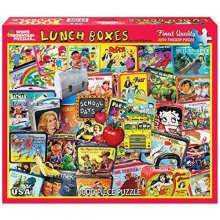 Cover art for White Mountain Puzzles - Classic Lunch Boxes - 1,000 Piece Jigsaw Puzzle