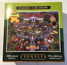 Cover art for Classic car show puzzle 1000 pieces