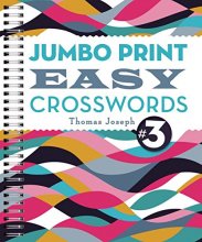 Cover art for Jumbo Print Easy Crosswords #3 (Large Print Crosswords)