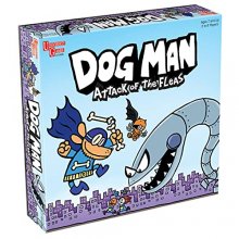 Cover art for Dog Man Board Game Attack of The Fleas (Fuzzy Little Evil Animal Squad) by University Games Based On The Popular Dog Man Book Series by DAV Pilkey, Multi