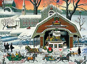 Cover art for Buffalo Games - Charles Wysocki - TWAS' The Twilight Before Christmas - 1000 Piece Jigsaw Puzzle