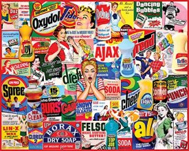 Cover art for White Mountain Puzzles Soap Suds, 1000 Pieces Jigsaw Puzzle