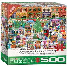 Cover art for EuroGraphics Downtown Holiday Festival 500-Piece Puzzle