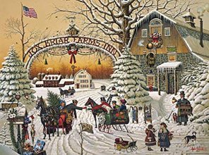 Cover art for Buffalo Games - Charles Wysocki - A Christmas Greeting - 1000 Piece Jigsaw Puzzle