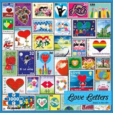 Cover art for Re-marks Stamp Collage 1000 Piece Puzzle (Famous Authors Postage Stamp)