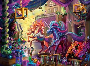 Cover art for Buffalo Games - Twillight Marketplace - Glitter Edition - 1000 Piece Jigsaw Puzzle