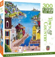 Cover art for MasterPieces Town & Country 300 Puzzles Collection - A walk on the pier 300 Piece Jigsaw Puzzle