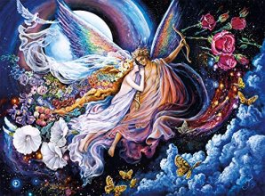 Cover art for Buffalo Games - Josephine Wall - Eros and Psyche (Glitter Edition) - 1000 Piece Jigsaw Puzzle