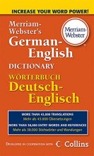 Cover art for Merriam-Webster's German-English Dictionary, Newest Edition, Mass-Market Paperback (German and English Edition)