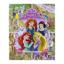 Cover art for Disney Princess Cinderella, Tangled, Aladdin and More!- Look and Find Activity Book - PI Kids