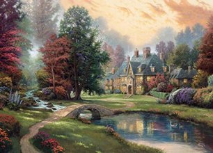 Cover art for Ceaco Thomas Kinkade - Lakeside Manor Jigsaw Puzzle, 1000 Pieces