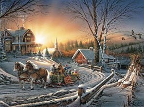 Cover art for Buffalo Games - Terry Redlin - The Pleasures of Winter - 1000 Piece Jigsaw Puzzle