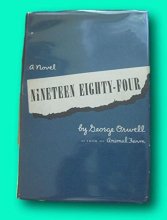 Cover art for Nineteen Eighty-Four by George Orwell (Book Club Edition 1949)