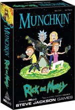 Cover art for MUNCHKIN: Rick And Morty Card Game | Rick and Morty Adult Swim Munchkin Board Game | Officially Licensed Rick and Morty Merchandise | Munchkin Game from Steve Jackson Games