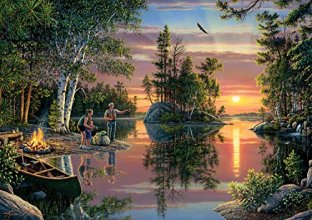 Cover art for Buffalo Games - Kim Norlien - Catching Memories - 500 Piece Jigsaw Puzzle with Hidden Images