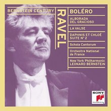 Cover art for Ravel: Boléro / Alborada del Gracioso / La Valse / Daphnis et Chloé - Suite No. 2 (Bernstein Century)