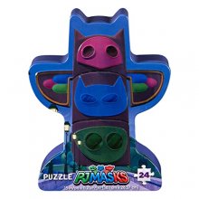 Cover art for PJ Masks 24-Piece Surprise Puzzle in Storage Tin