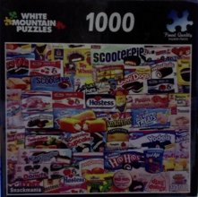 Cover art for White Mountain Puzzles 1000 Piece Jigsaw Puzzle Snackmania