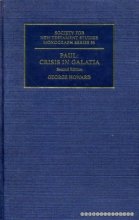 Cover art for Paul: Crisis in Galatia: A Study in Early Christian Theology (Society for New Testament Studies Monograph Series, Series Number 35)