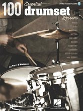 Cover art for 100 Essential Drumset Lessonsbk/Audio Online