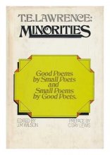 Cover art for Minorities; good poems by small poets and small poems by good poets