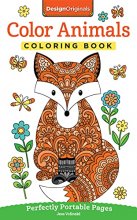 Cover art for Color Animals Coloring Book: Perfectly Portable Pages (On-the-Go! Coloring Book) (Design Originals) Extra-Thick High-Quality Perforated Pages in Convenient 5x8 Size Easy to Take Along Everywhere