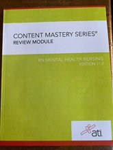 Cover art for RN Mental Health Nursing Review Module -Edition 11.0- 2019