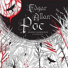 Cover art for Edgar Allan Poe: An Adult Coloring Book