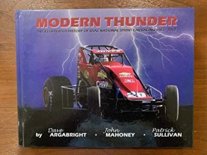 Cover art for MODERN THUNDER: The Illustrated History of USAC National Sprint Car Racing 1981 - 2017
