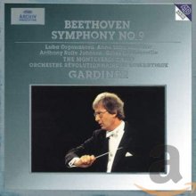 Cover art for Beethoven: Symphony No 9 /ORR * Gardiner