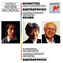 Cover art for Cello Concerto No. 2 & In memoriam (Mstislav Rostropovich, Seiji Ozawa)