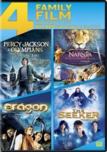 Cover art for Percy Jackson & The Olympians: The Lightning Thief / The Chronicles Of Narnia: The Voyage Of The Dawn Treader / Eragon / The Seeker (4 Family Film Favourites)