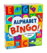 Cover art for Peaceable Kingdom Alphabet Bingo! Letter Learning Board Game for Kids