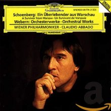Cover art for A Survivor From Warsaw / Webern: Orchestral Works