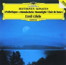 Cover art for Sonaten: Pathétique; Moonlight; Claire de lune (Emil Gilels)