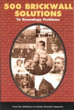 Cover art for 500 Brickwall Solutions to Genealogy Problems