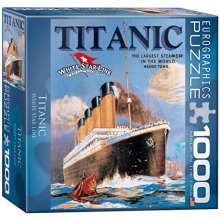 Cover art for Titanic White Star Line Puzzle, 1000-Piece