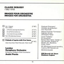 Cover art for Images for Orchestra
