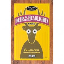 Cover art for Deer In The Headlights The Card & Dice Game played by Wild Game Everywhere for Ages 5 and Up