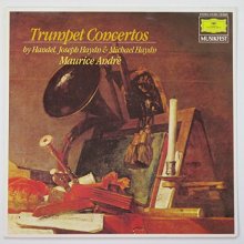Cover art for Trumpet Concertos by Handel, Joseph Haydn & Michael Haydn (Maurice Andre-trumpet) lp